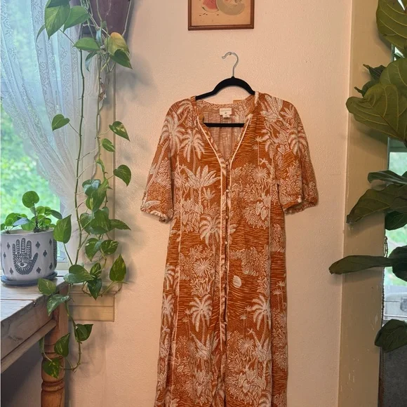 H&M Women’s Tropical Dress sz. S - Picture 1 of 8